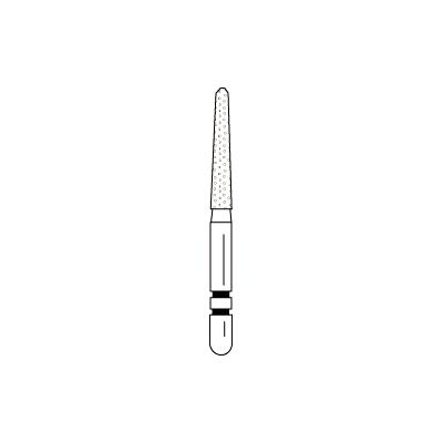 Two Striper® Diamond Burs – FG, Coarse, Green, Flame, 5/Pkg