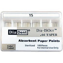Dia-ISO GT™ Absorbent Paper Points – 0.04 Taper, ISO-GT, 100/Pkg - 3Z Dental