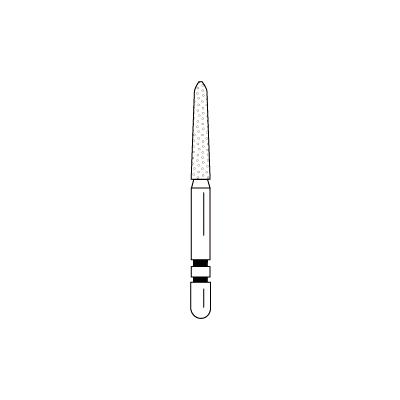 Two Striper® Diamond Burs – FG, Fine, Red, Flame, 5/Pkg
