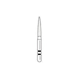 Two Striper® Diamond Burs – FG, Fine, Red, Flame, 5/Pkg