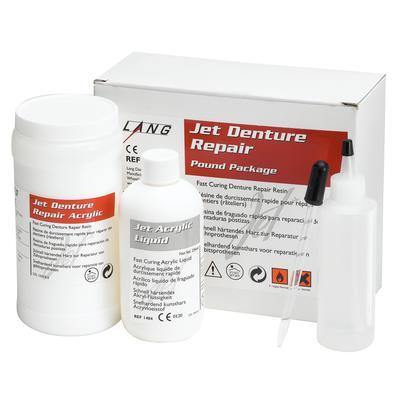 Jet Denture Repair Powder and Liquid - 3Z Dental (4961962819629)