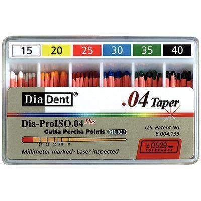 Dia-Pro ISO GT™ Taper Gutta Percha Points – MI.029, 60/Box - 3Z Dental