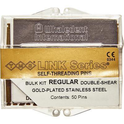 TMS® Link Series® Self-Threading Pins – Regular Double Shear Kits, Gold-Plated Stainless Steel - 3Z Dental (6151287341248)