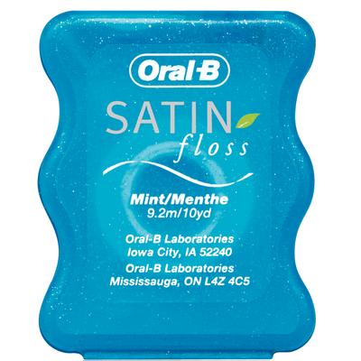 Oral-B SATIN Floss – Compact Spool, Mint, 10 yd, 144/Pkg