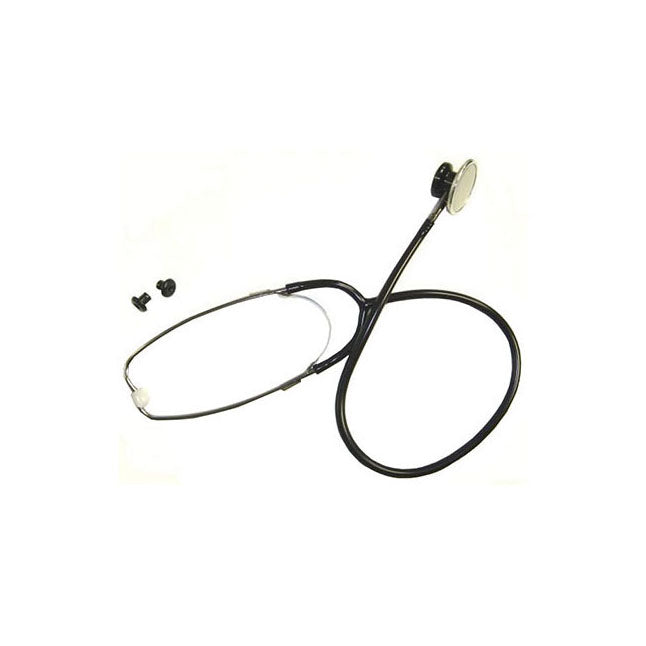 Stethoscope, Dual Head with Sensitive Aluminum Chestpiece, Black