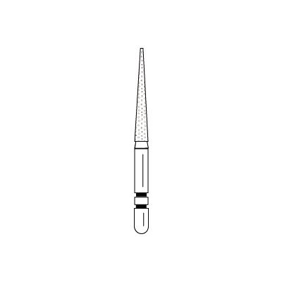 Two Striper® Diamond Burs – FG, Coarse, Green, Taper Flat End, 5/Pkg