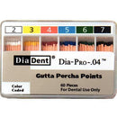 Dia-PRO™ Gutta Percha Points – 0.04 Taper, 60/Box - 3Z Dental
