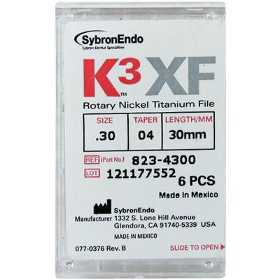 K3™ XF NiTi Files - 21 mm, 6/Pkg