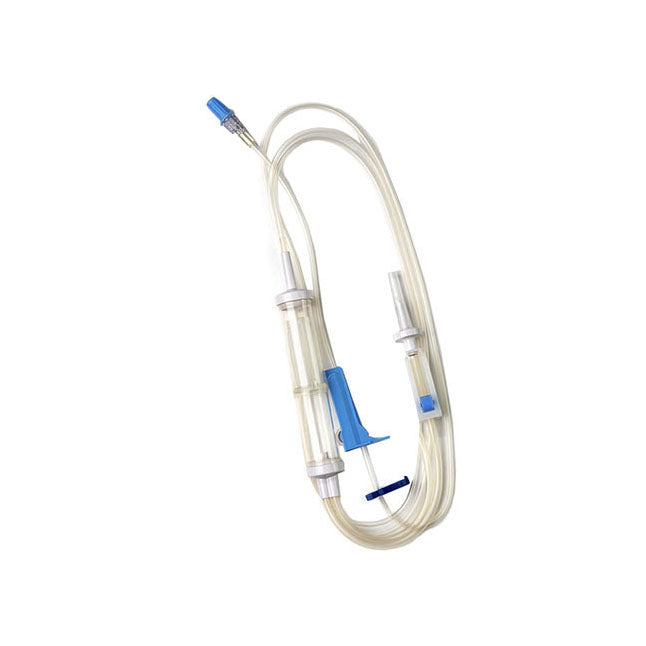 Straight Type Blood Set, Standard 170-260 Micron Blood Filter, Male Luer Lock Adapter 48/Case