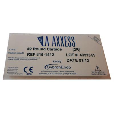 LA AXXESS™ Carbide Bur Refills – Round FG, 5/Pkg
