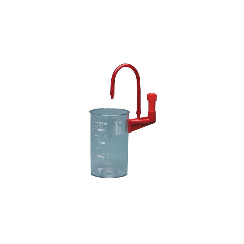 Suction Canister, with D.I.S.S, Reusable