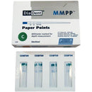 Millimeter Marked Absorbent Paper Points – Auxiliary Sizes Cell Pack, 200/Pkg - 3Z Dental
