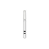 Two Striper® Diamond Burs – FG, Fine, Red, KR Taper Flat End, 5/Pkg