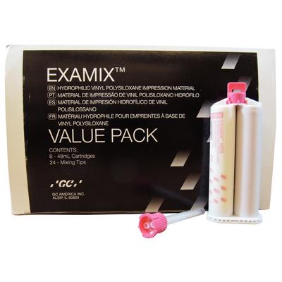EXAMIX™ NDS Vinyl Polysiloxane Impression Material – 8-Pack with Tips, Value Pack