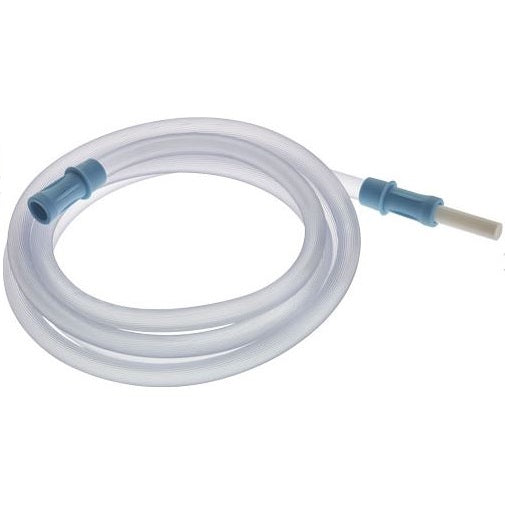 AMSure Suction Tubing With Light Blue Connector 1/4 in. ID x 12 ft. (6 mm x 3.7 m) , Sterile