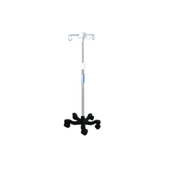 IV Pole, Twist Lock Adjustable Height & Weighted Base