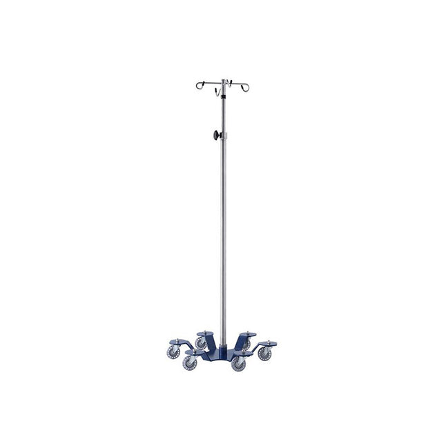 Low Center of Gravity IV Stand, with Chrome Pole, Steel