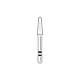 Two Striper® Diamond Burs – FG, Coarse, Green, Taper Round End, 5/Pkg