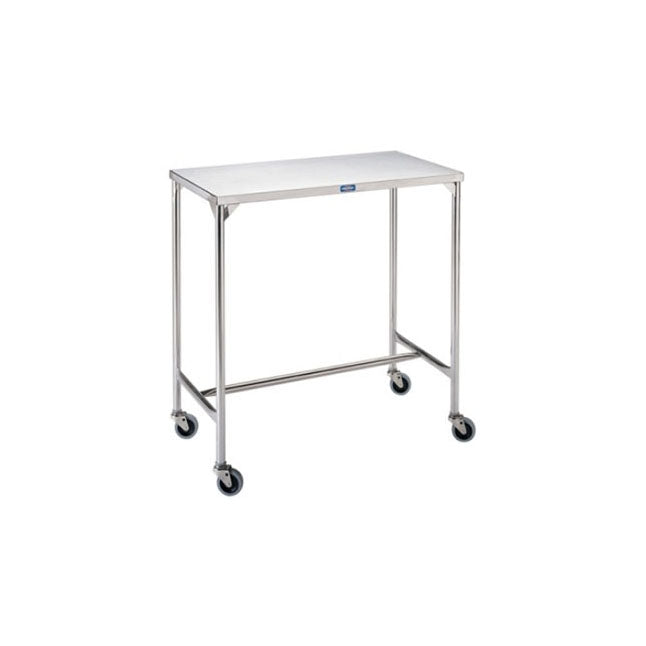 Instrument Table, Mid Size, without Shelf, Stainless Steel