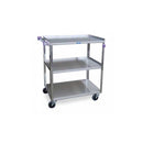 Utility Cart, Stainless Steel, Three Shelf