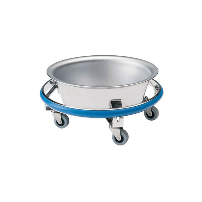 Sponge Bucket, Stainless Steel, 8-1/2qt, OD 16-1/2" H7-1/2"