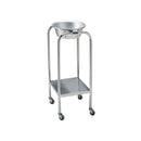 Basin Stand, Stainless Steel, with Shelf