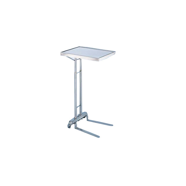 Mayo Stand, Foot-Operated, Stainless Steel, H39.5-62"