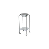 Solution Stand, W14" x H34" Depth 14" with Removable 7qt Stainless Steel Basin