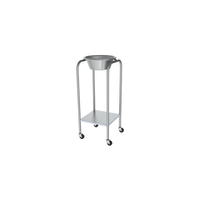 Solution Stand, W14" x H34" Depth 14" with Removable 7qt Stainless Steel Basin