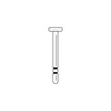 Two Striper® Diamond Burs – FG, Coarse, Green, Wheel, 5/Pkg