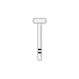 Two Striper® Diamond Burs – FG, Coarse, Green, Wheel, 5/Pkg
