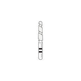 Two Striper® TS2000™ ShortCut™ Diamond Burs – FGSS, Course, Green, Cone, 5/Pkg