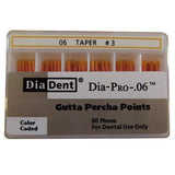 Dia-PRO™ Gutta Percha Points – 0.06 Taper, 60/Box - 3Z Dental