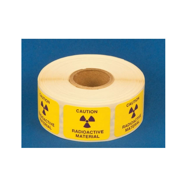 Radioactive Warning Label, Tape
