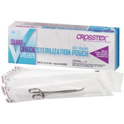 Sure-Check Sterilization Pouches - Crosstex - 3Z Dental (4951981719597)