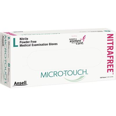 Micro-Touch® NitraFree™ Pink Nitrile Gloves Latex-Free, Powder