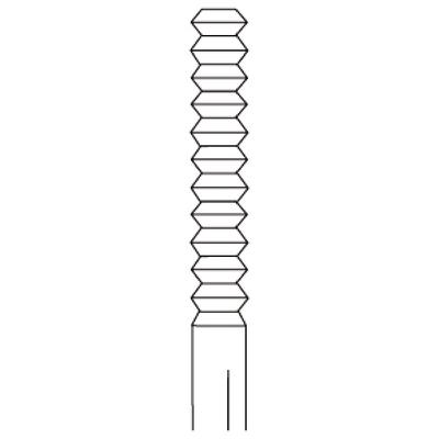 Singles Disposable Diamonds – FG, Cylinder, 25/Pkg