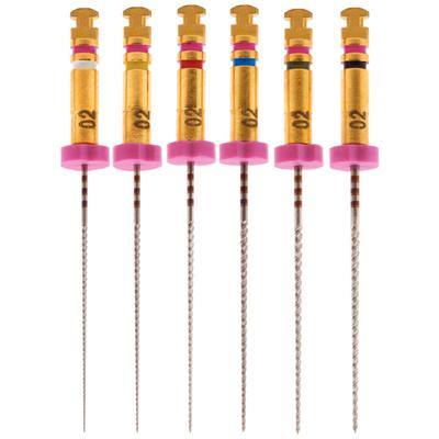 enDo③ K3 Nickel-Titanium Endodontic Files | 25 mm Length, 6/Pkg for