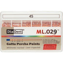 Millimeter Marked and Laser Inspected Gutta Percha Points – Gutta Percha ISO ML.029, 120/Box - 3Z Dental