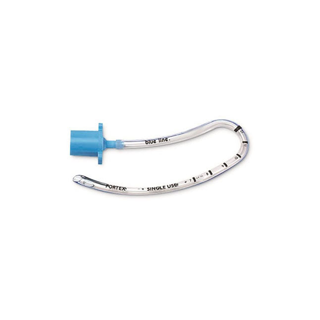 Portex® Directional Preformed Endotracheal Tube, Uncuffed, Clear