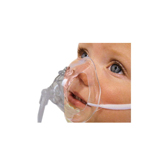 OxyTyke™ Pediatric Oxygen Mask with 7' Tubing | Gentle & Reliable