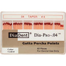 Dia-PRO™ Gutta Percha Points – 0.04 Taper, 60/Box - 3Z Dental