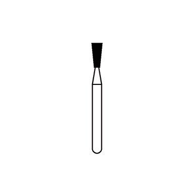 Solo Diamond™ Single-Use Diamond Burs – FG, Coarse, Green, Inverted Cone, Flat End, 25/Pkg