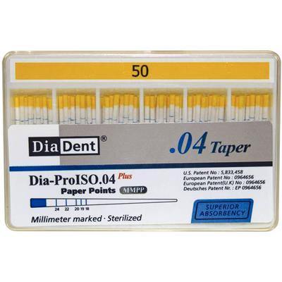 Dia-ProISO GT Paper Points – 0.04 Taper, Spillproof Packaging, 100/Pkg - 3Z Dental
