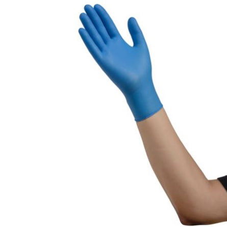 Exam Gloves Nitrile Esteem Powder Free Non-Sterile Chemotherapy Textured Blue
