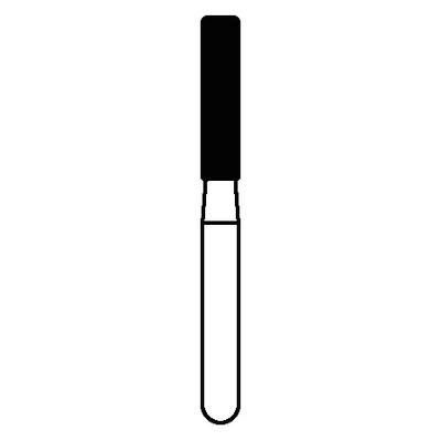 Solo Diamond™ Single-Use Diamond Burs – FG, Coarse, Green, Cylinder Flat End, 25/Pkg