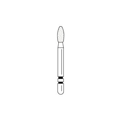 Two Striper® Diamond Burs – FG, Very Fine, Yellow, 5/Pkg
