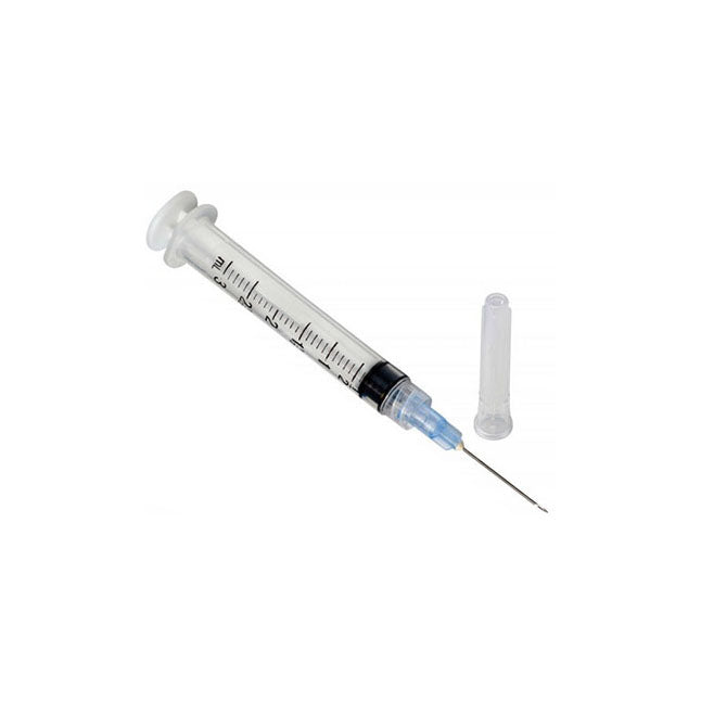 VanishPoint® Safety Syringe, 3mL, L1IN ODSEC 21GA Needle, Clear 3Z Dental