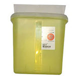 Sharps Container, Muti-Purpose, with Rotor Opening Lid