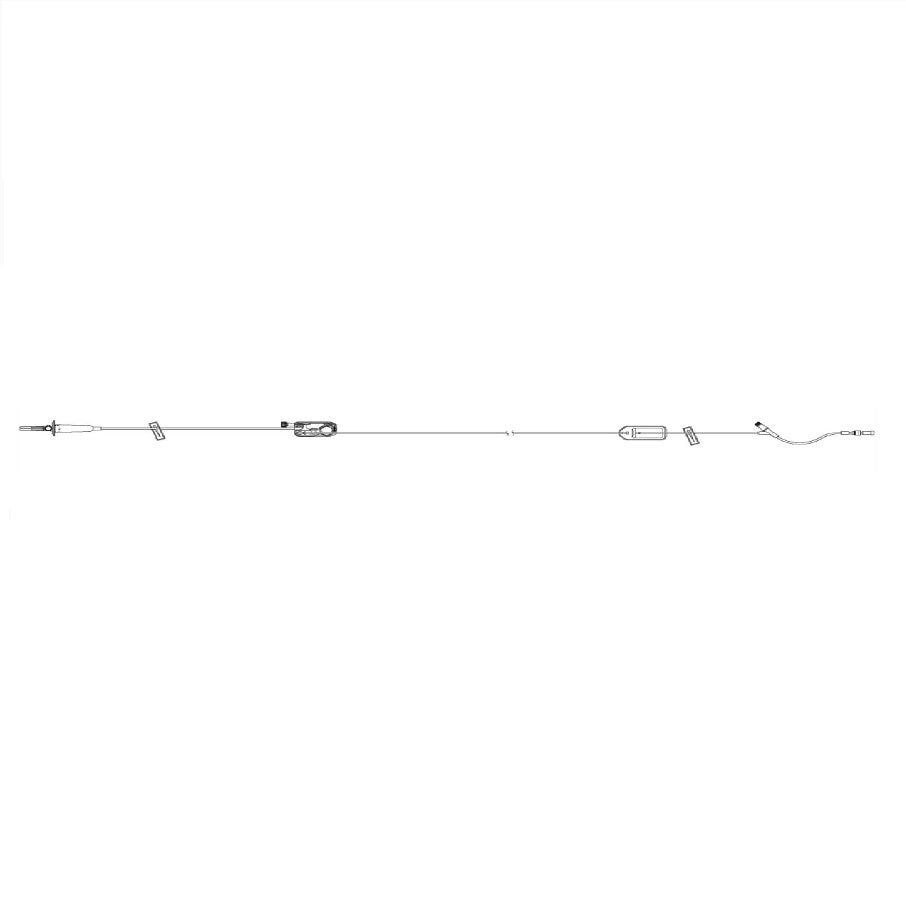 Primary PlumSet™, Macrobore, Clave™ Y-Site, 1.2 Micron Filter, 104"